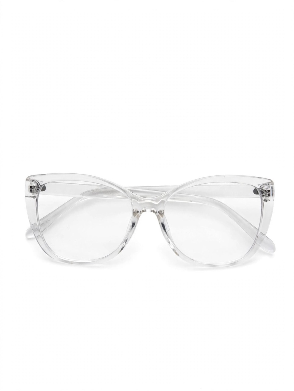Clear Cat-Eye Blue Light Glasses - Transparent Frame